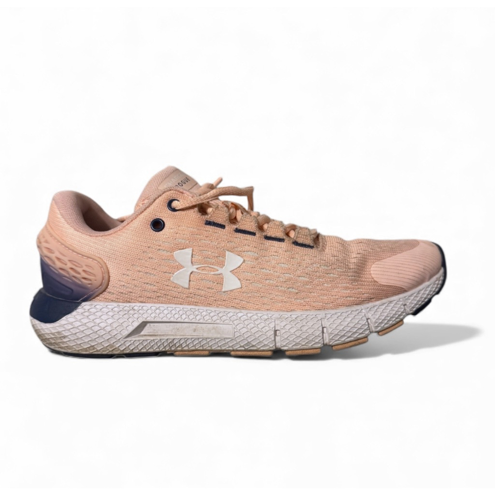 Under Armour Charged Running Shoes Pink Blush Athleisure Workout Size 7.5